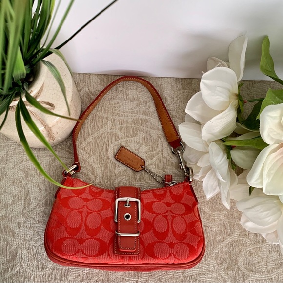 Coach Handbags - COACH red mini purse